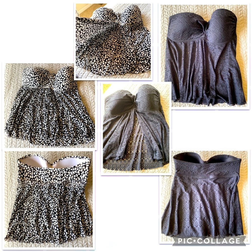 New without tags swim tops